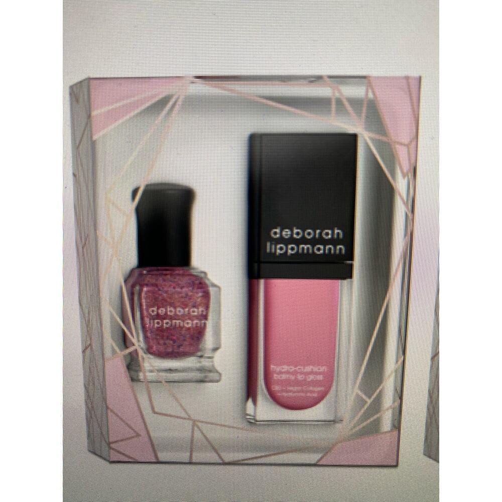 NIB Deborah Lippmann, two piece lip and nail set
